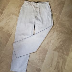Polo Philip Golf Ralph Lauren Seersucker Striped Pants 33x32